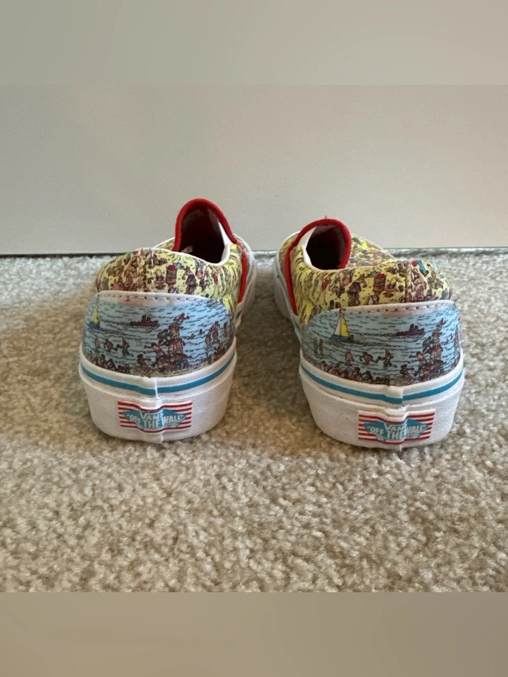Vans x Where's Waldo Unisex Classic Slip-On Sneakers